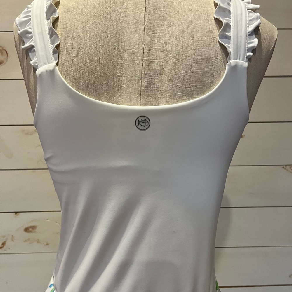 Southern Tide Staci Active Ruffle Tank - Picture 2 of 7